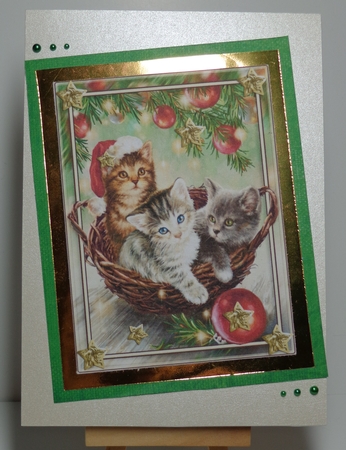 MEOWY CHRISTMAS PYRAMIDE TOPPER by Shonni Moore