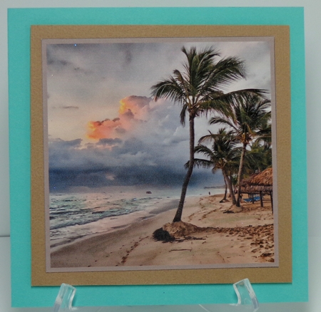 Tropical Beach Octagon Pyramid by Shonni Moore
