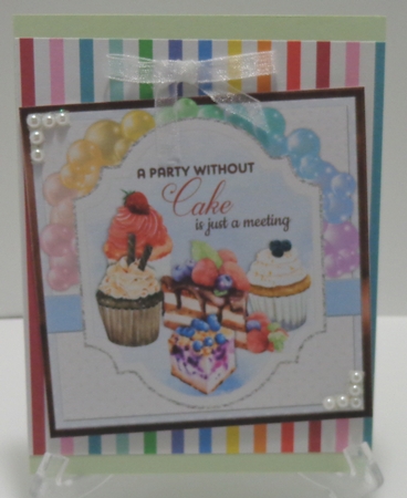 PARTY WITHOUT CAKE quick card by Shonni Moore