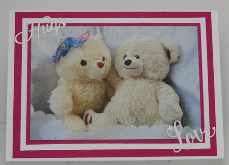 Hugging Bears Quick Card by Shonni Moore