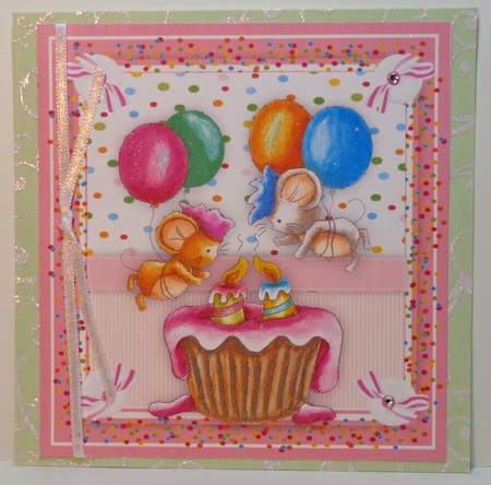 8x8 Mini Kit Flying High Mice  by Shonni Moore