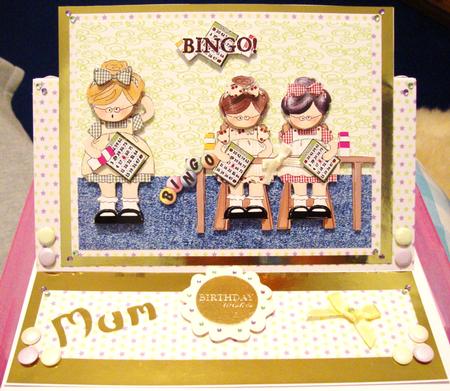 Bingo Friends Forever 3D Birthday Card Featured Gallery Photo
