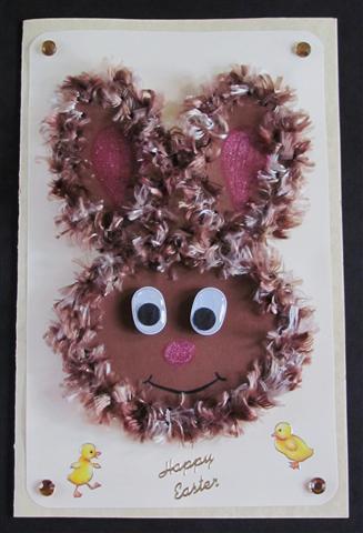 Bunny Crochet Card Pattern by Silvia Griffin
