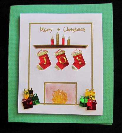 Stockings Hanging on the Chimney by Silvia Griffin