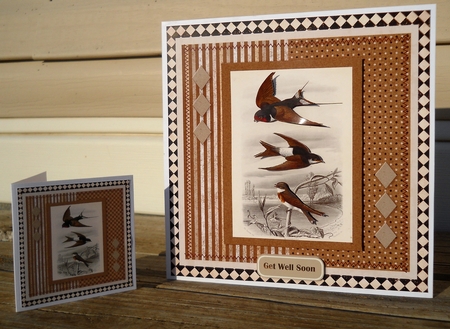 Three Swallows Male All Occasion Mini Kit by Sonja Nelson