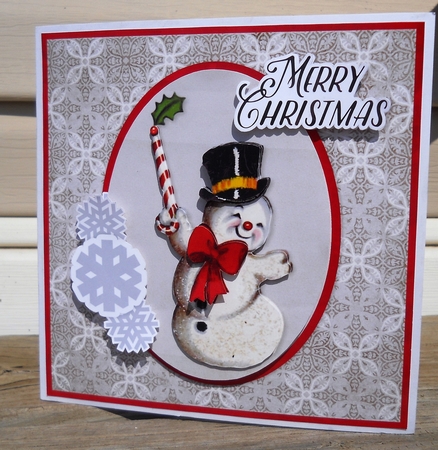 Christmas Snowflake Snowman Mini Kit by Sonja Nelson