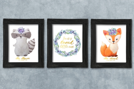 You Are Loved Wreath Nursery Word Art Printable Watercolor Wall Decor Print Designed at 8x10  by Sonja Nelson