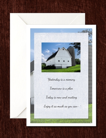 Barns Male Birthday Quick Cards with Sentiments and Inserts by Sonja Nelson
