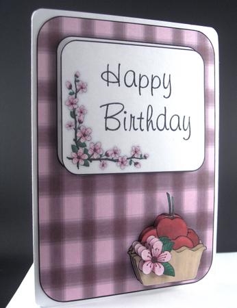 Cherry Blossom Decoupage by Sonja Nelson