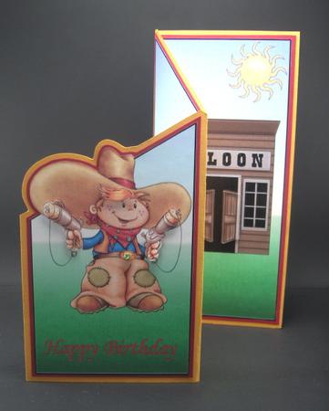 Happy Birthday Cowboy Cascade Sheet by Sonja Nelson