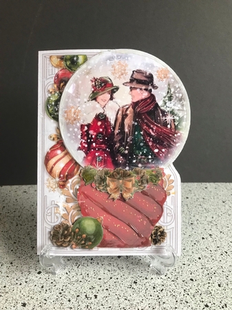 ArtDeco Christmas Globe Card Kit-1 Featured Gallery Photo