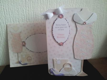 A Passion for Fashion Shaped Fold Card Kit by Stella Reynolds