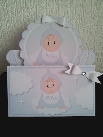 A Gift from Heaven Boy Baby Money Wallet by Stella Reynolds