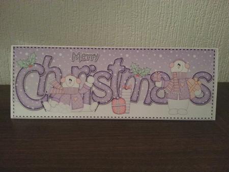 Large Dl Christmas Snowmen 3D Decoupage by Stella Reynolds