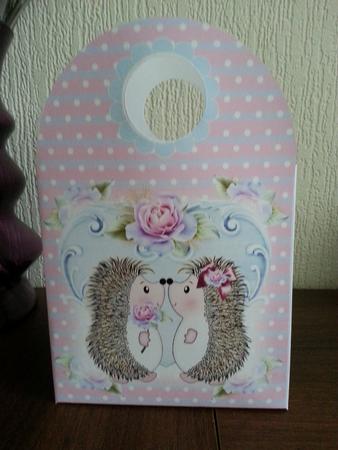 Mr & Mrs Hedgy Large Gift Bag by Stella Reynolds