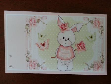 Happy Bunny Money Wallet by Stella Reynolds