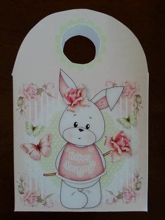 Happy Bunny Large Gift Bag by Stella Reynolds
