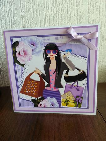 Shopping is So Much Fun! I Love to Treat Myself 8x8 by Stella Reynolds