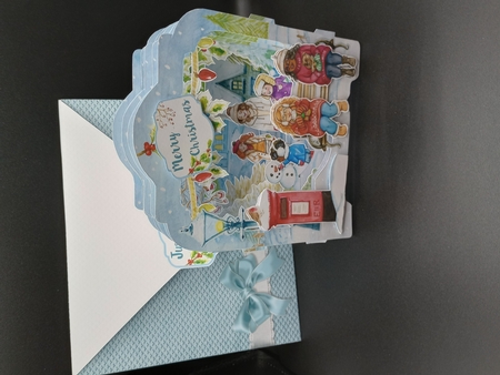 A Winters Day Shape the Scene 3D Card and Envelope Kit. by Stephanie Bardelli