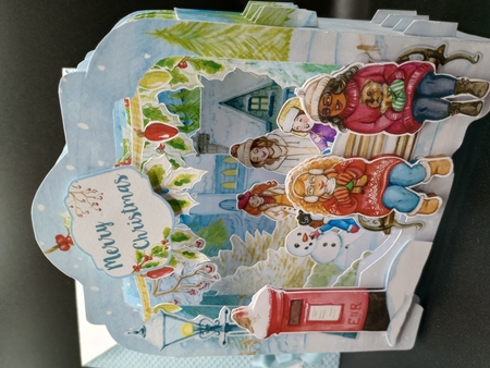 A Winters Day Shape the Scene 3D Card and Envelope Kit. by Stephanie Bardelli