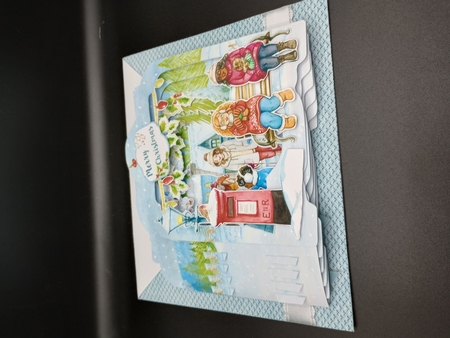 A Winters Day Shape the Scene 3D Card and Envelope Kit. by Stephanie Bardelli