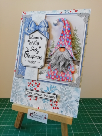 Christmas Gnome1 Mini Card Kit by Stephanie Bardelli