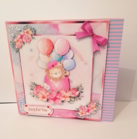 birthday card with cute flowers by Stephanie Bardelli