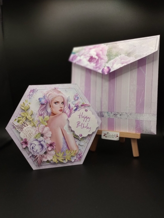 Lavender Mist Twist n Pop Double Card Kit. by Stephanie Bardelli