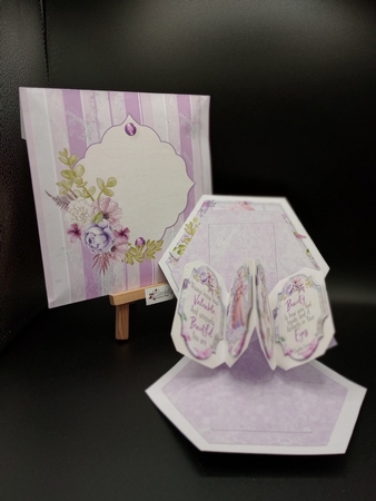 Lavender Mist Twist n Pop Double Card Kit. by Stephanie Bardelli