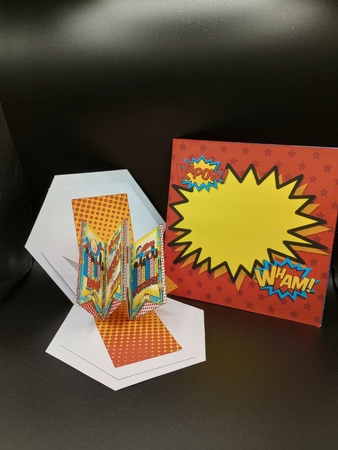 Super Hero Dad Twist n Pop Double Card Kit. by Stephanie Bardelli