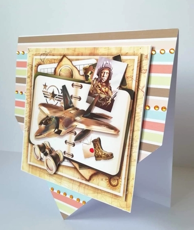 Male Card Army Themed Mini Kit by Stephanie Bardelli
