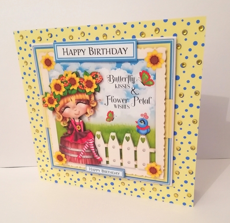 Sunflower Wishes Quick Card by Stephanie Bardelli