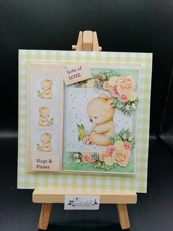 Topper Cute  Teddie by Stephanie Bardelli