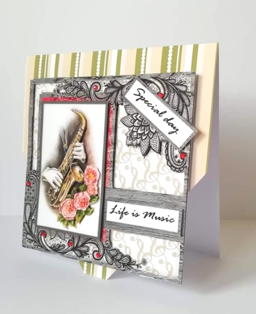 Male Card Music  by Stephanie Bardelli