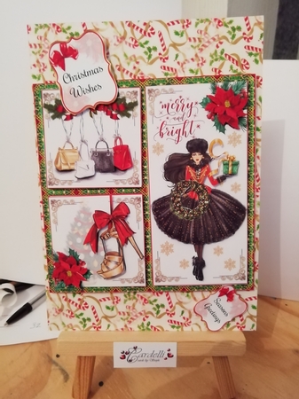 Merry & Bright Christmas Fashion Mini Page Kit  by Stephanie Bardelli