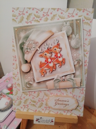 Christmas Winter Reindeers in the Sky Mini Kit by Stephanie Bardelli