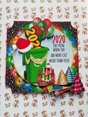 Wheelie Good Christmas Complete Card and Inserts Kit by Stephanie Bardelli