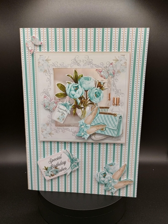 Bumper Kit of 4 Peony Vase Mini Page Kits by Stephanie Bardelli