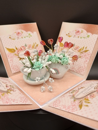 Love is All Around Us Exploding Box Surprise Kit. by Stephanie Bardelli