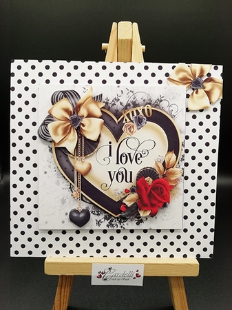 8x8 XO XO I love you mini kit by Stephanie Bardelli