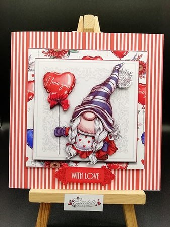 Be Mine Female Gnome by Stephanie Bardelli