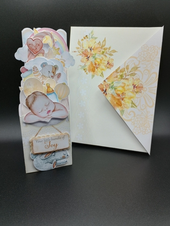 Sweet Dreams #3 Pop Up Box Card & Envelope Kit. by Stephanie Bardelli