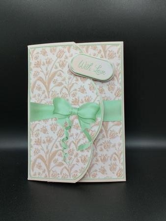 Cream Bouquet - Wrapover Card Mini Kit by Stephanie Bardelli