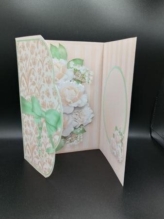 Cream Bouquet - Wrapover Card Mini Kit by Stephanie Bardelli