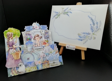 A Moment in Provence - Side Stepper Card and Envelope Kit by Stephanie Bardelli