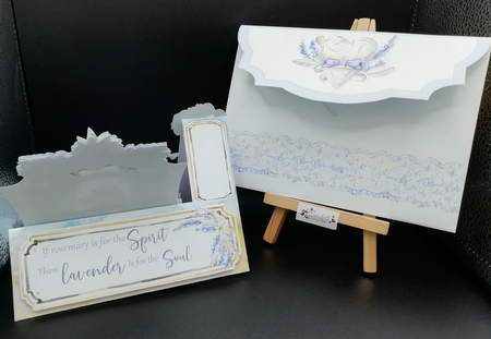 A Moment in Provence - Side Stepper Card and Envelope Kit by Stephanie Bardelli