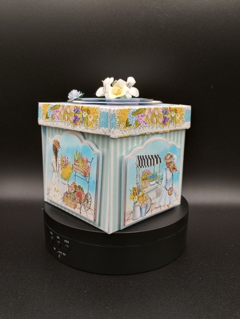 Vintage Flower Market Exploding Box Surprise Kit by Stephanie Bardelli