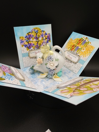 Vintage Flower Market Exploding Box Surprise Kit by Stephanie Bardelli