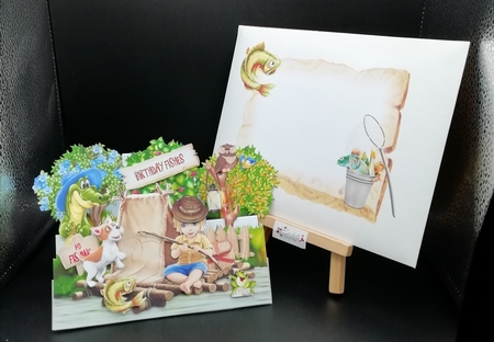Catch of the Day - Centre Panel Stepper Card Kit by Stephanie Bardelli