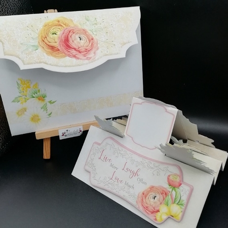The Golden Years - Bicycle Made for Two - Centre Panel Stepper Card Kit by Stephanie Bardelli